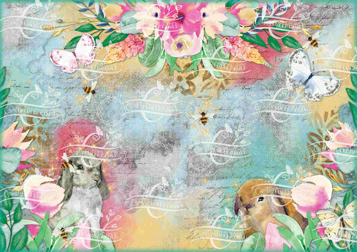 Some Bunny Loves YOU Junk Journal Kit - 11 Pages Instant Download & Print Digital Scrapbook Paper, Cardmaking, Collage Paper, Spring, Easter