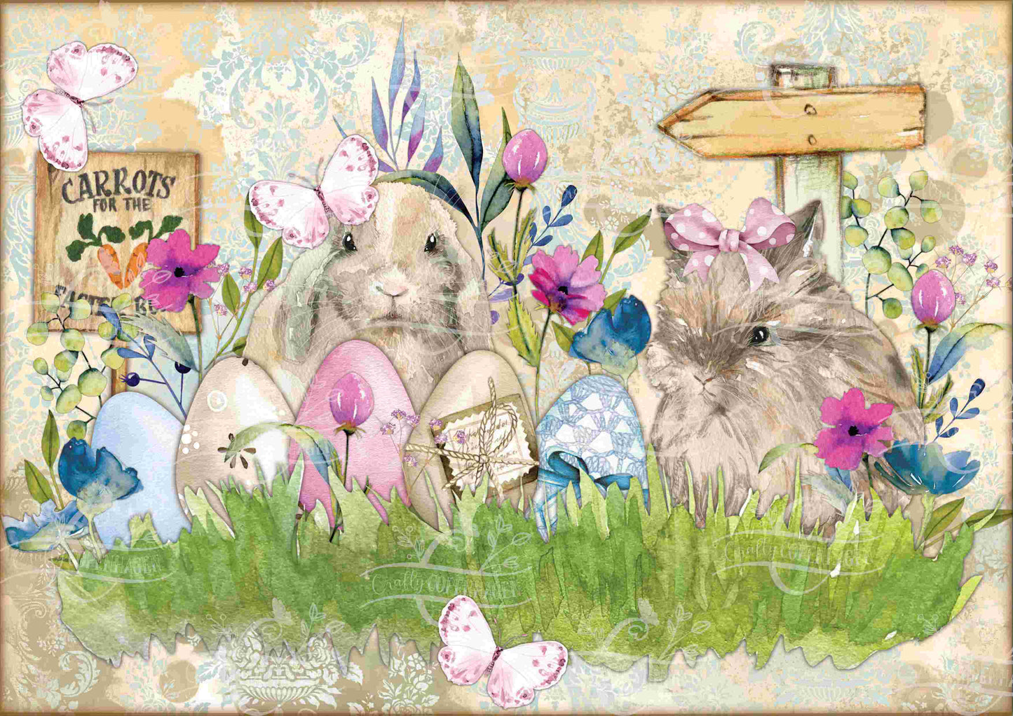 Oh Happy Day! - Printable Vintage Easter/Spring Ephemera for Junk
