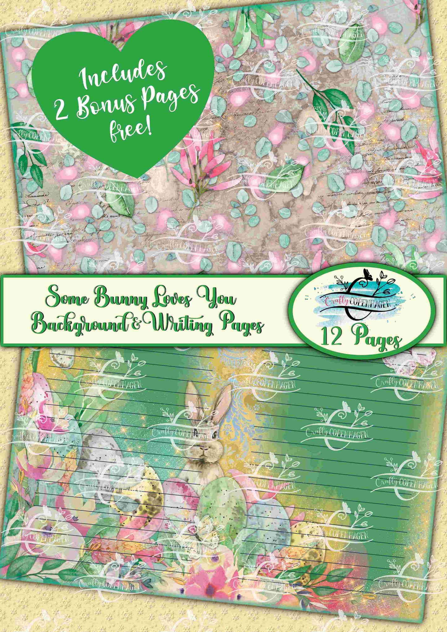 Some Bunny Loves YOU Junk Journal Kit – Crafty Copenhagen